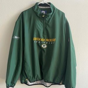 Vintage Green Bay Packers Reebok Windbreaker